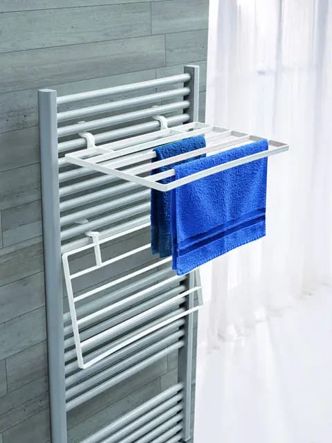 Jumbo Wäschetrockner für Heizkörper 2-teilig 51 x 36 cm Weiß