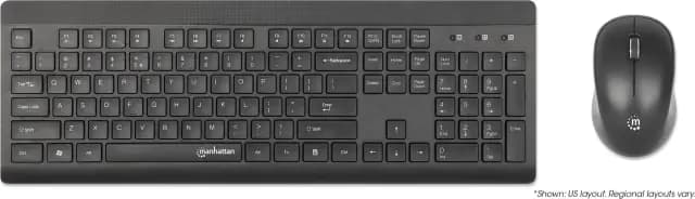 Manhattan MWK7350 Kabelloses Tastatur- und Maus-Set