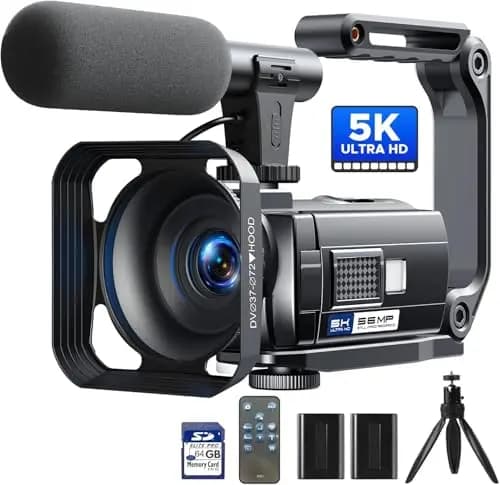 CAMWORLD 5K Camcorder Vlogging-Kamera