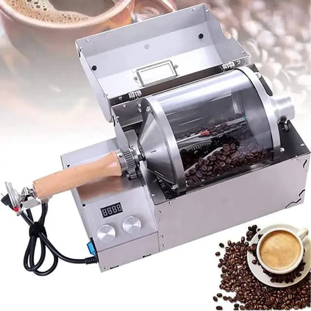 Kaffeeröster,Kaffeebohnenröster,500g Trommel Kaffeebohnenröstmaschine,Professioneller Kaffeebohnenröster Für Restaurants,Zum Backen Von Kaffeebohnen