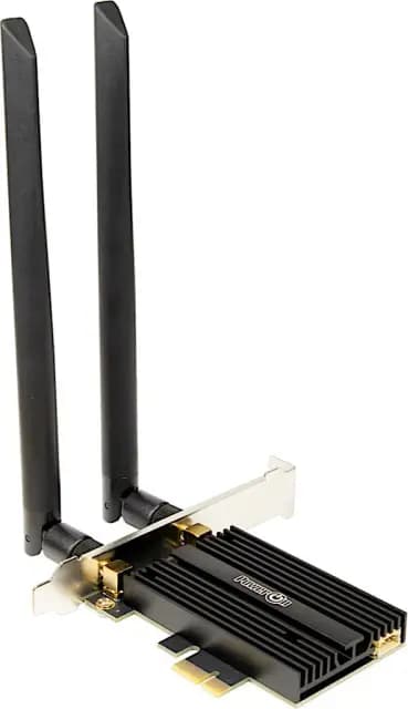 Inter-Tech PowerOn DMG-36, 2.4GHz/5GHz/6GHz WLAN, Bluetooth 5.3, PCIe 2.0 x1