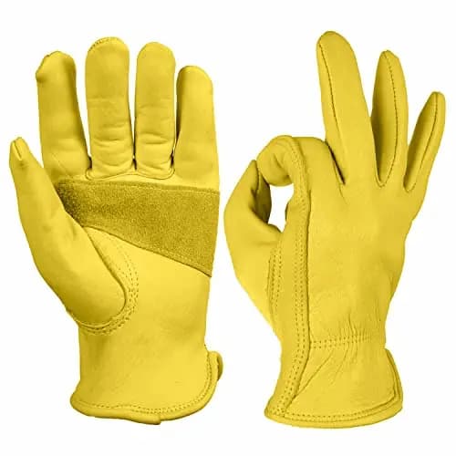 Qguards Vintage Rindsleder Motorradhandschuhe