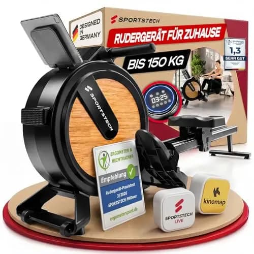 Sportstech PROwer Magnet-Ruderer – Bild 1