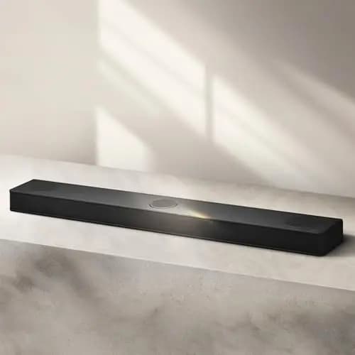 LG DS80TR 5.1.3 Dolby Atmos Soundbar (580W) mit kabellosem Subwoofer & Rücklautsprechern (Wow Cast, HDMI, Bluetooth) [2024], Schwarz
