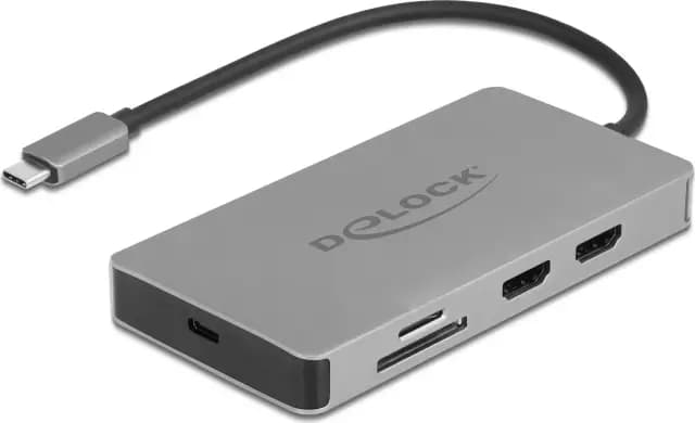 DeLOCK USB-C Dockingstation 4K Dual HDMI – Bild 1