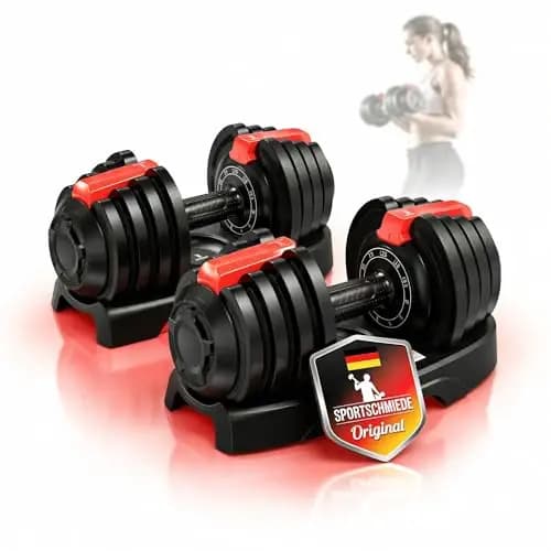 SPORTSCHMIEDE Verstellbare Kurzhanteln Set