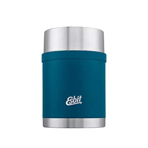 Esbit Thermobehälter Sculptor für Essen - Warmhaltebehälter 750 ml in Polar Blue - aus Edelstahl für warme und kalte Speisen