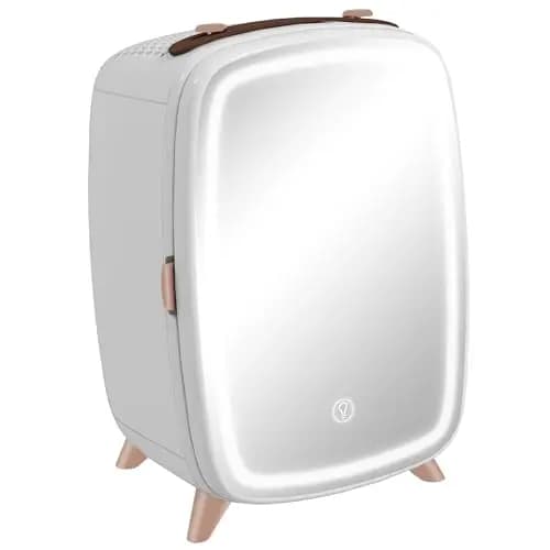 HOMCOM 6L LED Spiegel Kühlschrank