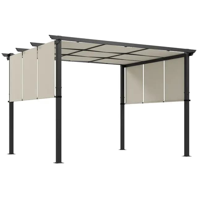 Outsunny 3,5x3m Gartenpavillon