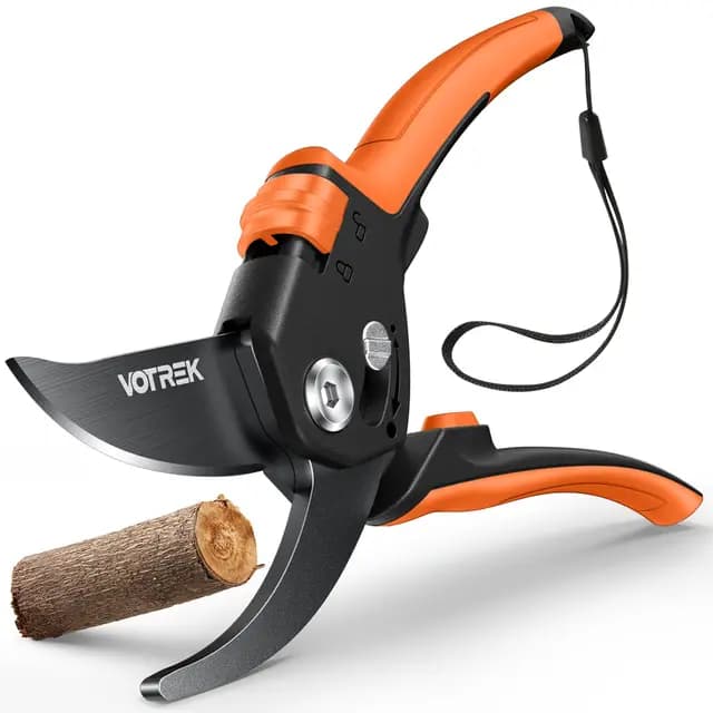 VOTREK VT-X850 Bypass-Gartenschere 21,5 cm mit stufenloser Grifföffnung