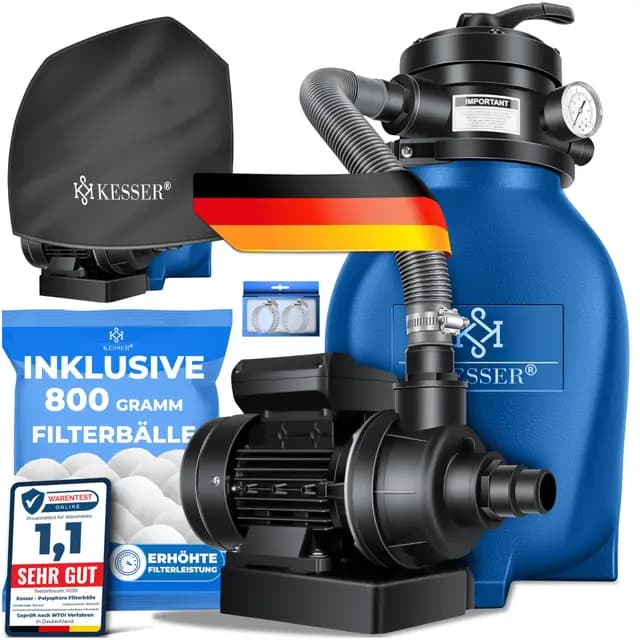 KESSER Sandfilteranlage Poolfilter – Bild 1