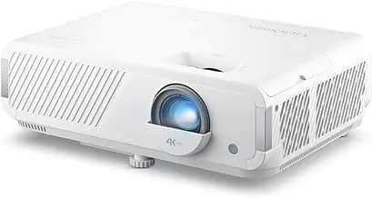 ViewSonic LX720-4K 4K UHD Laser Beamer mit Google TV, 3500 ANSI Lumen, 1 ms Gaming Mode, HDR/HLG, 1,3x optischer Zoom, Auto H/V Keystone, Heimkino & Gaming Projektor