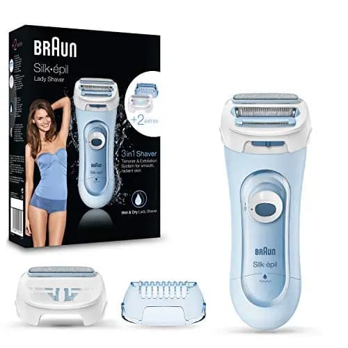 Braun Silk-épil LS5160 3-in-1 Damen-Rasierer Blau – Bild 1