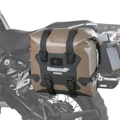 Rhinowalk Motorrad Gepäckträgertasche Satteltasche 24-42L Wasserdicht Motorradtasche Motor Seitentasche Gepäcktasche Hecktasche Hinterradtasche