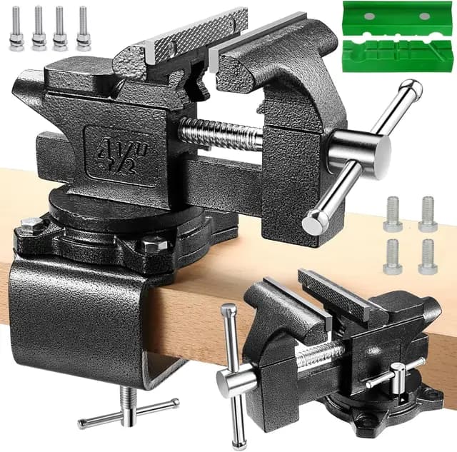 ZTUKOMN 110mm Drehbarer Schraubstock