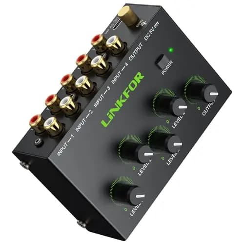 LiNKFOR Active Audio Mixer 4-Kanal