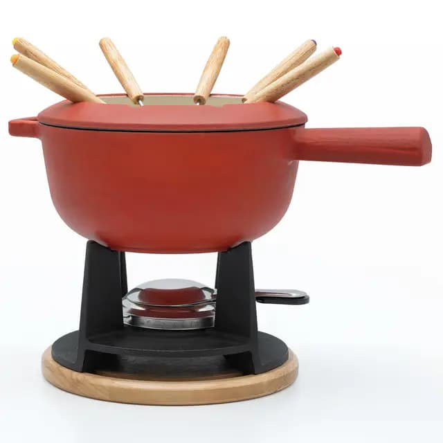 osoltus Gusseisen Fondue-Set 6 Personen – Bild 1
