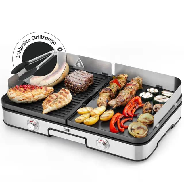 LEBENLANG Elektrogrill Tischgrill