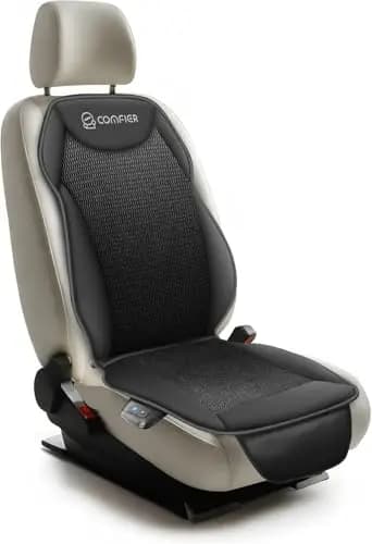 COMFIER 12V Kühlendes Autositzkissen, Belüfteter Sitzbezug für Vordersitze, Einstellbare Temperatur, Universal Passform für PKW LKW SUV, Schwarz – Bild 1