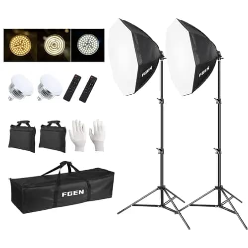 FGen TW2001 LED Softbox Set