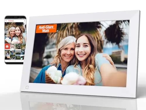 Cytem Digitaler Bilderrahmen 10,1 Zoll WLAN Frameo Weiß