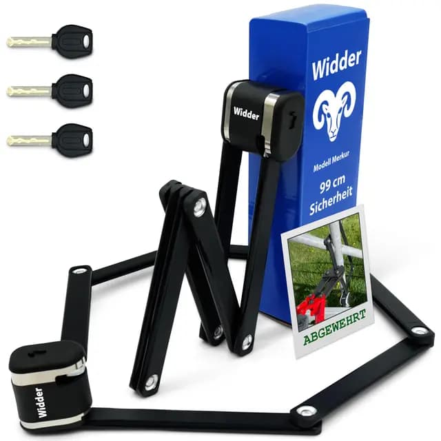 Widder Merkur Faltschloss Fahrrad 99cm – Bild 1