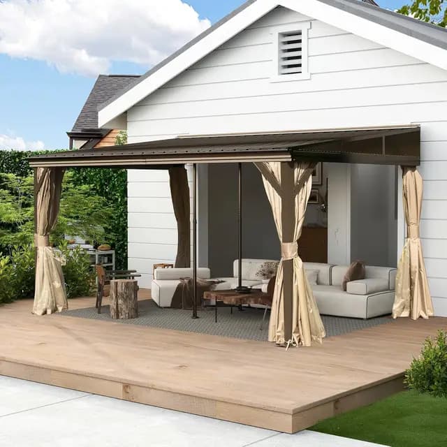 Domi Wandmontierter Gartenpavillon
