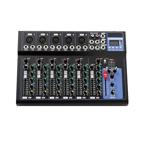 MINRS 7-Kanal Bluetooth Audio Mixer