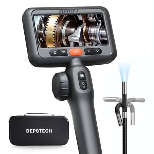 DEPSTECH Endoskopkamera 6,2mm 1080P mit 4,5" IPS-Display
