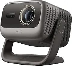 JMGO N3 Ultimate 4K Beamer Triple Laser Heimkino, 5800 ISO Lumen, Google TV mit Netflix, Lens Shift, Optischer Zoom, Motorisierte KI-Gimbal, Dolby Vision, 300", 20000:1 Kontrast, 1ms Gaming, VRR, ALLM