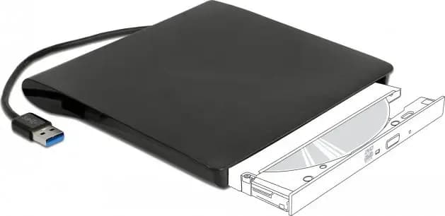 DeLOCK 5.25 Zoll Gehäuse für Ultra Slim SATA