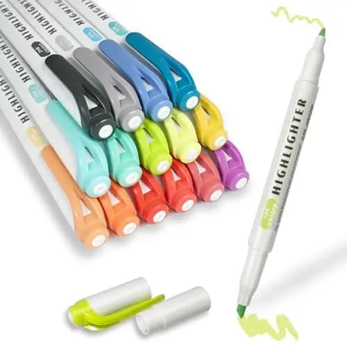 YOSKAEDI Pastell-Textmarker-Set