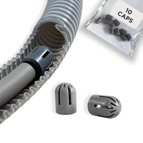 Kabeleinziehhilfe für Leerrohre, festsitzende Einziehhilfe für Leerrohre, NYM 3x, 4x & 5x1,5mm² sowie 3x2,5mm² für Handwerker und Laien (10, NYM Grey Allround)