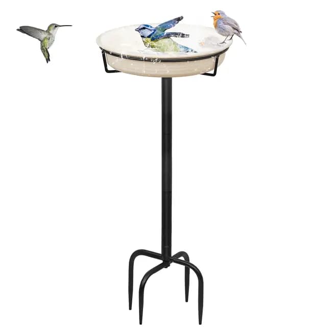 Giyiprpi Vogeltränke Groß Bodenstehend 90 cm