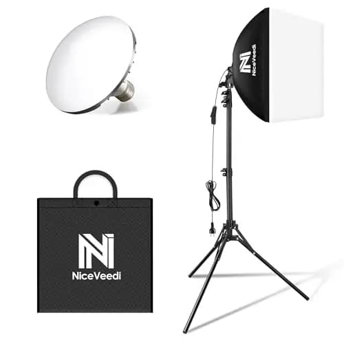 NiceVeedi Softbox LED-Lichtset