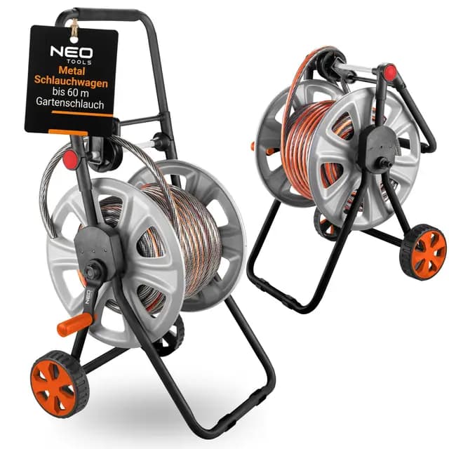 NEO TOOLS Schlauchwagen für 60m Schlauch