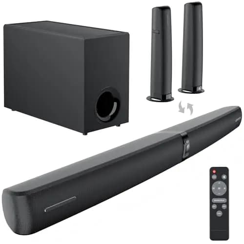 Yinet-EU Soundbar mit Subwoofer