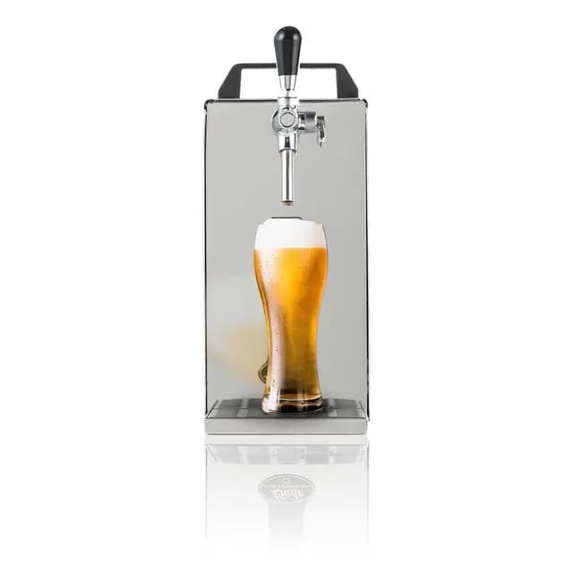 Zapfanlage, Durchlaufkühler Bier, Pygmy 25/K mit Membranpumpe, Bierzapfanlage, Fassbier-Zapfanlage, 1-leitig, 35 Liter/h, Durchlaufkühler Bierzapfanlage, Green Line