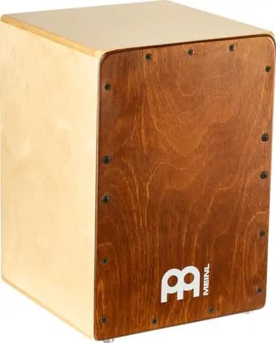 Meinl Percussion Jam Cajon Instrument - Kleine Trommelkiste für Kinder und Erwachsene bis 1,50 m - Schlagfläche Almond Birch (JC50AB)