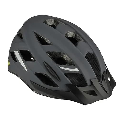 Fischer Erwachsene Fahrradhelm, Radhelm, Cityhelm Urban, S/M oder L/XL, mit beleuchtetem Innenring-System