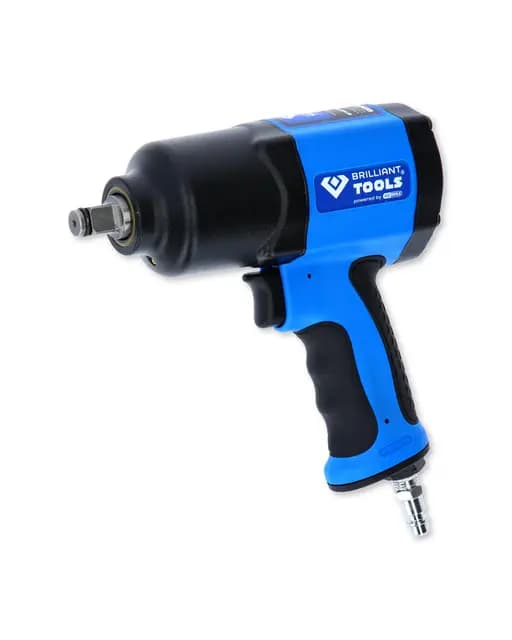 BT Brilliant Tools BT160100 1/2 Zoll Druckluft-Schlagschrauber, 1450NM [Powered by KS Tools]
