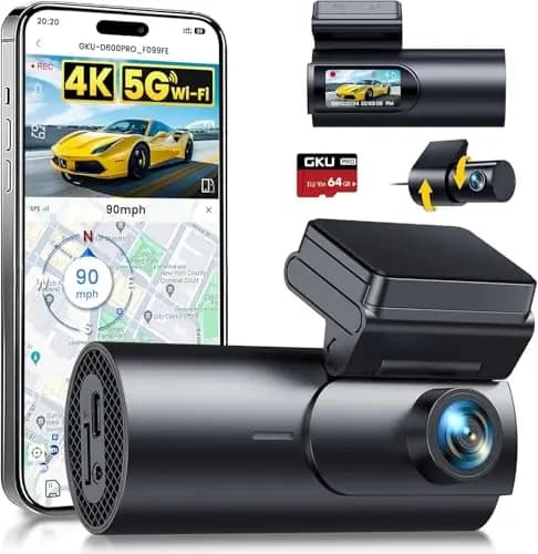 GKU 4K Dual Dashcam