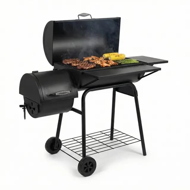 Lugia Barbecue Offset Smoker Holzkohlegrill XXL
