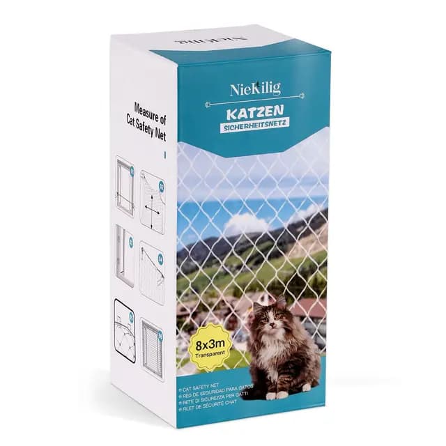 NieKilig Katzennetz 8x3m
