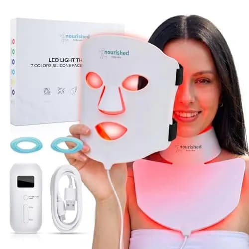Nourished Bodynskin NBS-1 LED Lichttherapie Gesichts- & Halsmaske 7 Farben