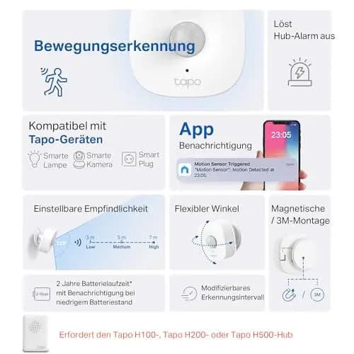 TP-Link Tapo T100 Bewegungsmelder