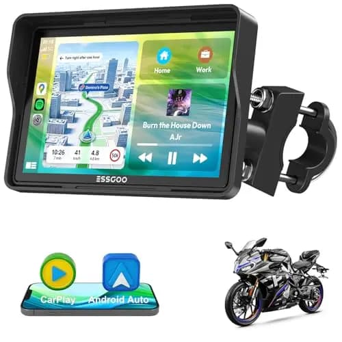 ESSGOO 5 Zoll CarPlay Motorrad-Display