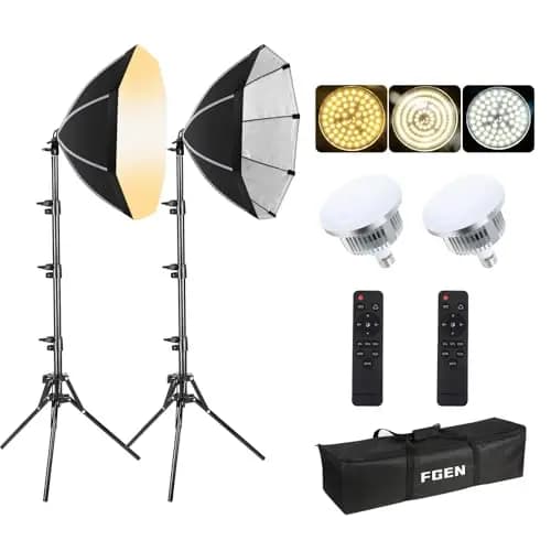 FGen LED Softbox Fotostudio Set