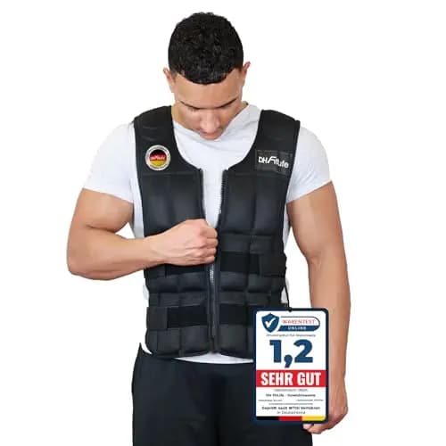 DH FitLife Verstellbare Gewichtsweste 10/20/30 kg