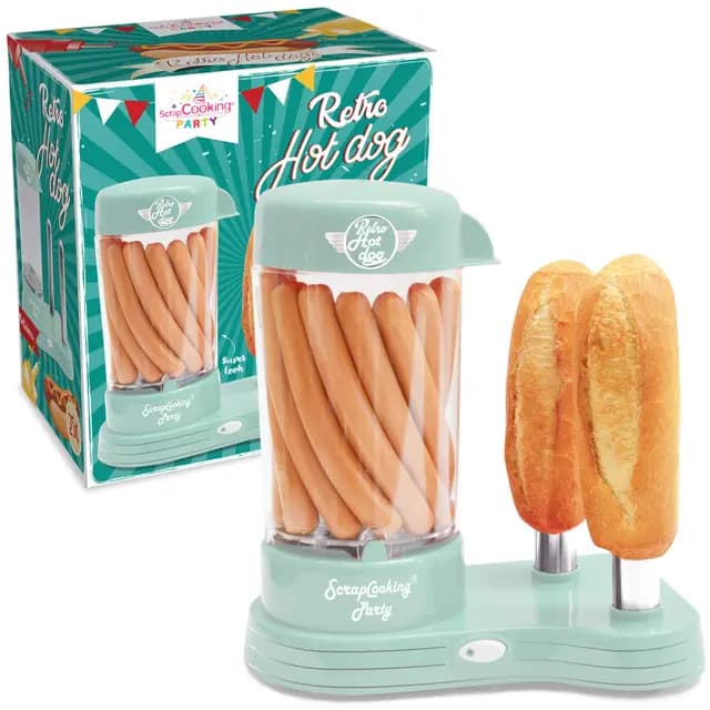 ScrapCooking Hot Dog Maker 0601 Retro 12er